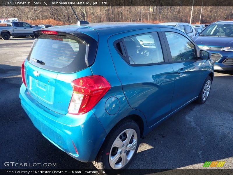 Caribbean Blue Metallic / Jet Black 2020 Chevrolet Spark LS