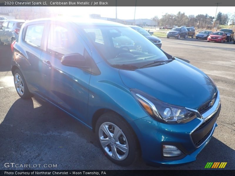 Caribbean Blue Metallic / Jet Black 2020 Chevrolet Spark LS
