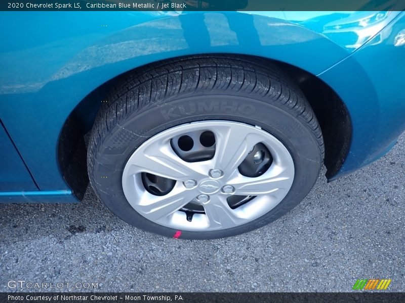 Caribbean Blue Metallic / Jet Black 2020 Chevrolet Spark LS