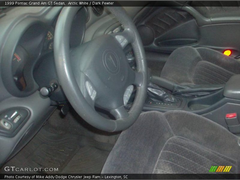 Arctic White / Dark Pewter 1999 Pontiac Grand Am GT Sedan