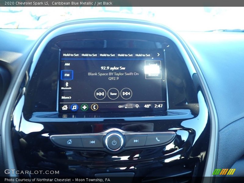 Caribbean Blue Metallic / Jet Black 2020 Chevrolet Spark LS