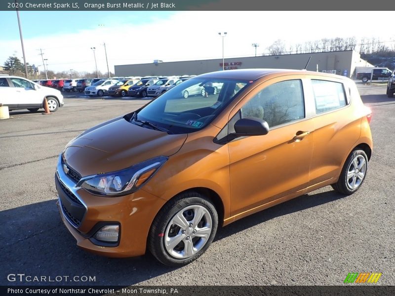Orange Burst Metallic / Jet Black 2020 Chevrolet Spark LS