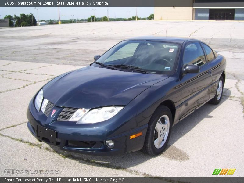 Steel Blue Metallic / Graphite 2005 Pontiac Sunfire Coupe
