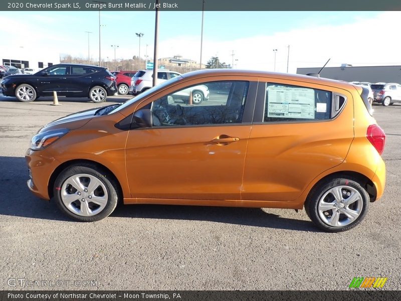 Orange Burst Metallic / Jet Black 2020 Chevrolet Spark LS