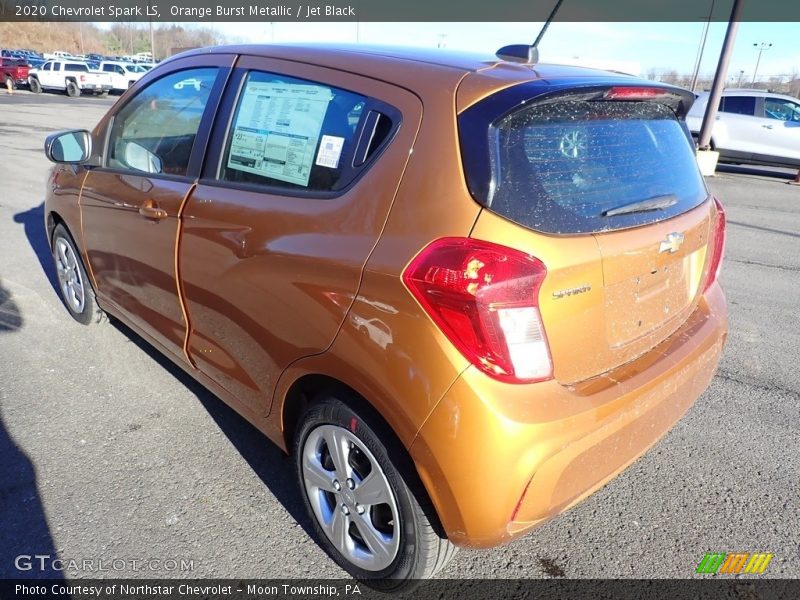 Orange Burst Metallic / Jet Black 2020 Chevrolet Spark LS
