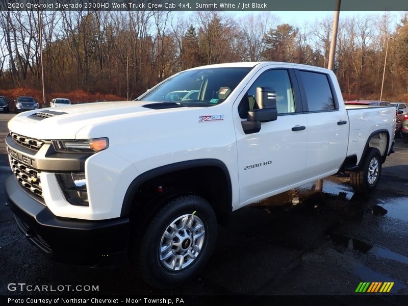 Summit White / Jet Black 2020 Chevrolet Silverado 2500HD Work Truck Crew Cab 4x4