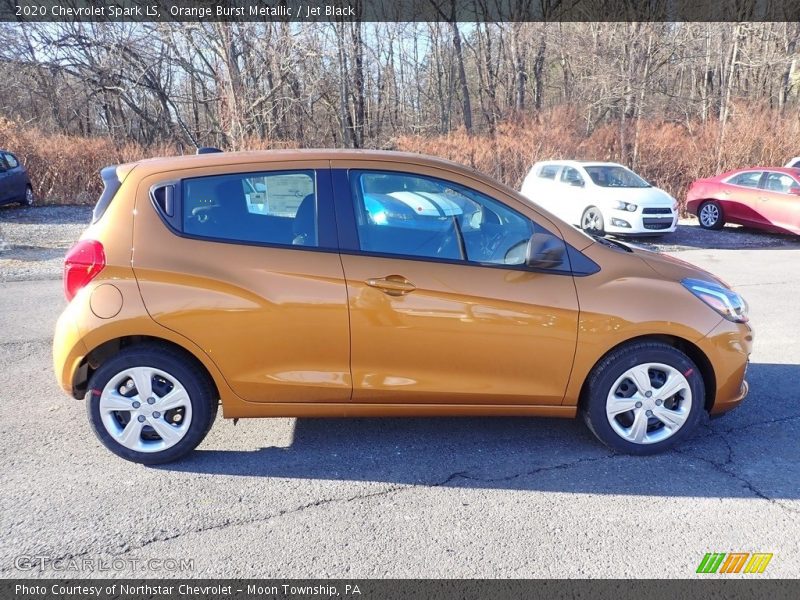 Orange Burst Metallic / Jet Black 2020 Chevrolet Spark LS