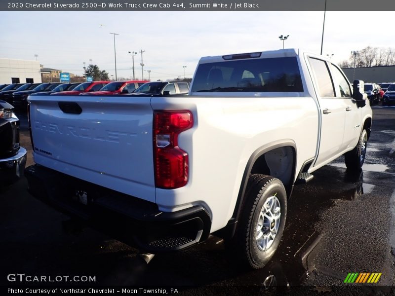 Summit White / Jet Black 2020 Chevrolet Silverado 2500HD Work Truck Crew Cab 4x4