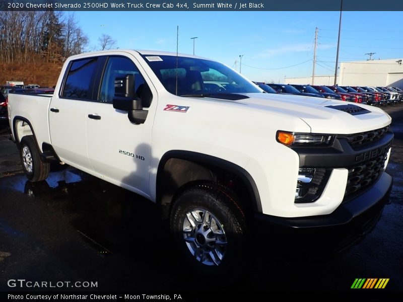 Summit White / Jet Black 2020 Chevrolet Silverado 2500HD Work Truck Crew Cab 4x4