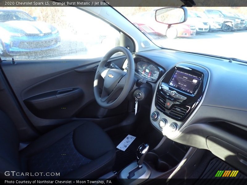 Orange Burst Metallic / Jet Black 2020 Chevrolet Spark LS