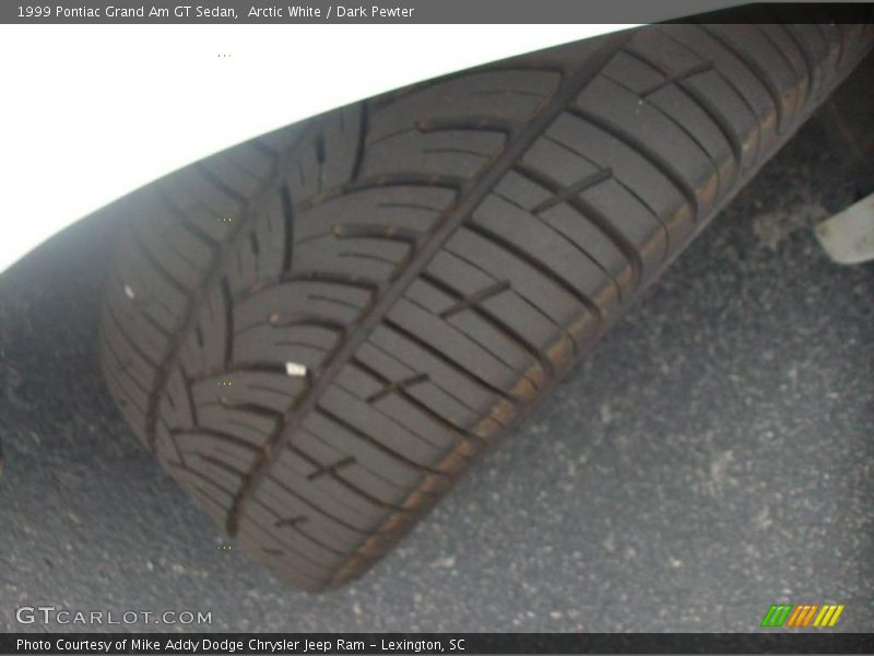 Arctic White / Dark Pewter 1999 Pontiac Grand Am GT Sedan