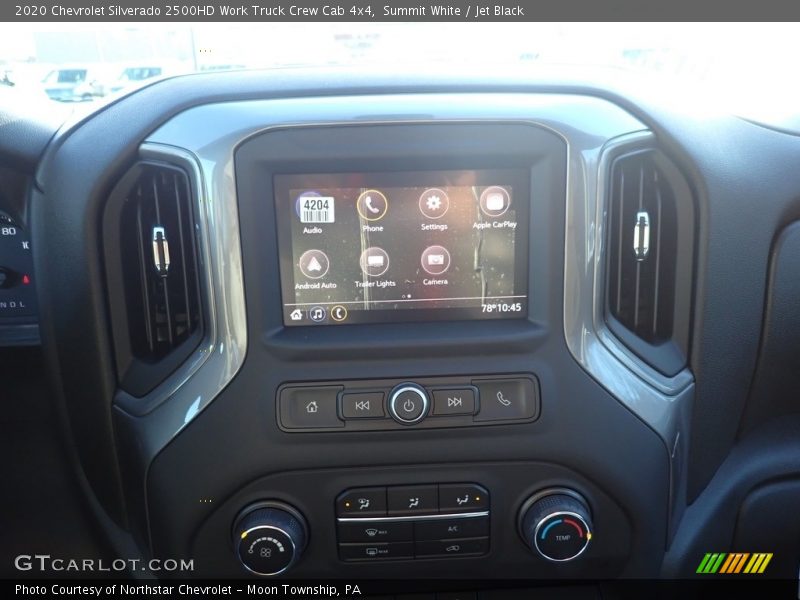 Summit White / Jet Black 2020 Chevrolet Silverado 2500HD Work Truck Crew Cab 4x4