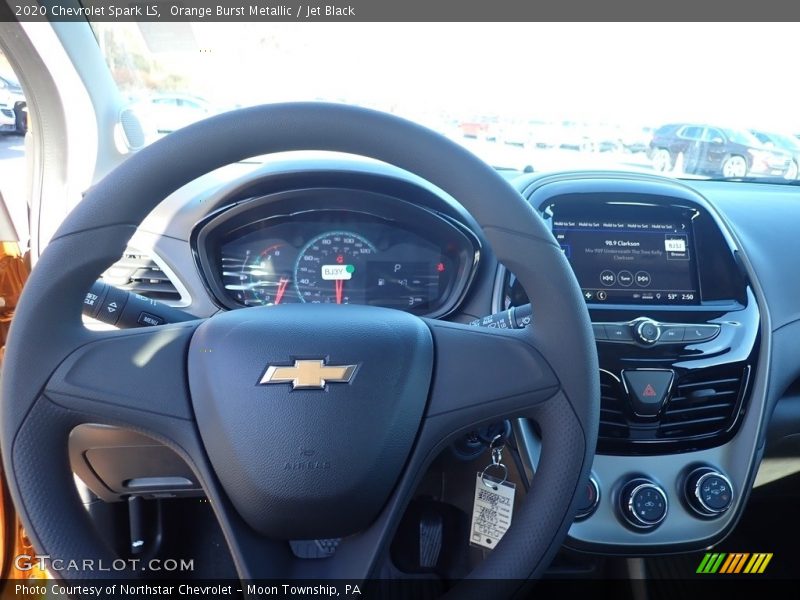 Orange Burst Metallic / Jet Black 2020 Chevrolet Spark LS