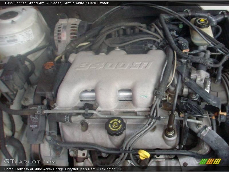 Arctic White / Dark Pewter 1999 Pontiac Grand Am GT Sedan