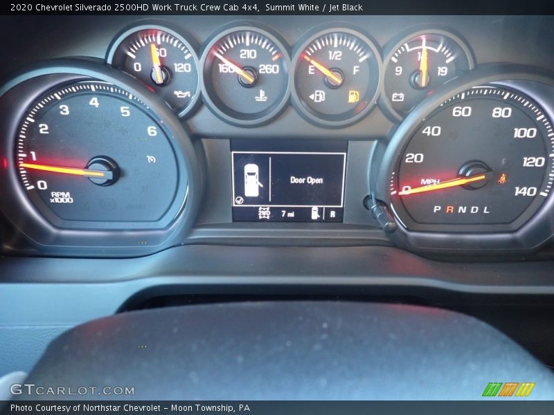 Summit White / Jet Black 2020 Chevrolet Silverado 2500HD Work Truck Crew Cab 4x4