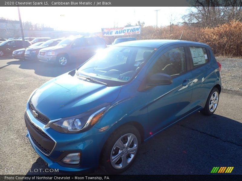 Caribbean Blue Metallic / Jet Black 2020 Chevrolet Spark LS