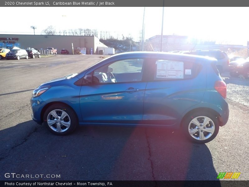 Caribbean Blue Metallic / Jet Black 2020 Chevrolet Spark LS