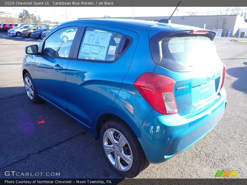 Caribbean Blue Metallic / Jet Black 2020 Chevrolet Spark LS