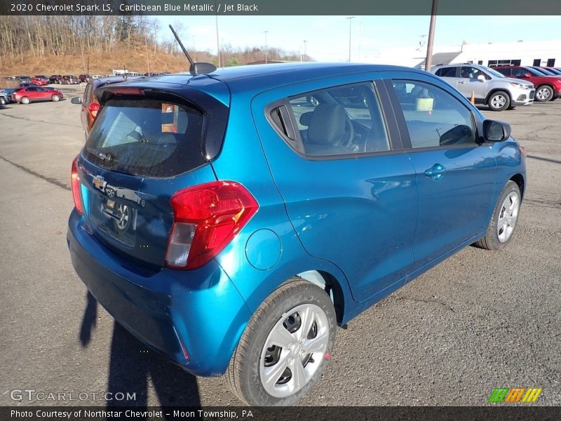 Caribbean Blue Metallic / Jet Black 2020 Chevrolet Spark LS