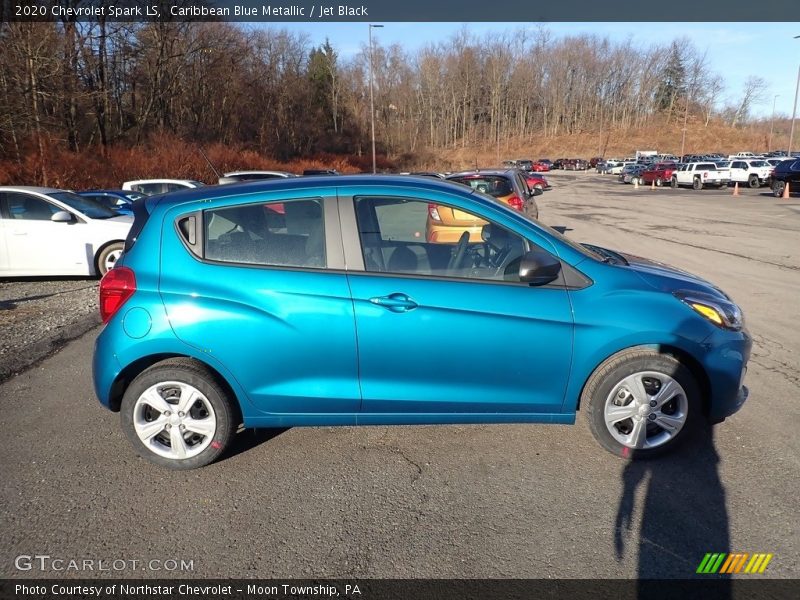 Caribbean Blue Metallic / Jet Black 2020 Chevrolet Spark LS