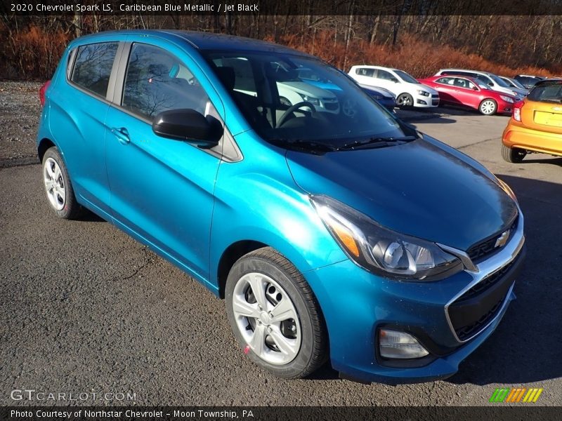 Caribbean Blue Metallic / Jet Black 2020 Chevrolet Spark LS