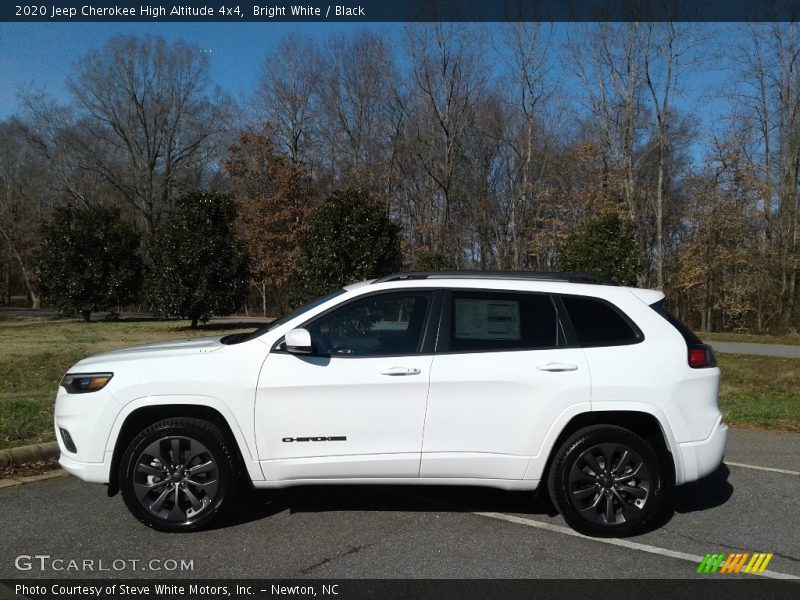 Bright White / Black 2020 Jeep Cherokee High Altitude 4x4