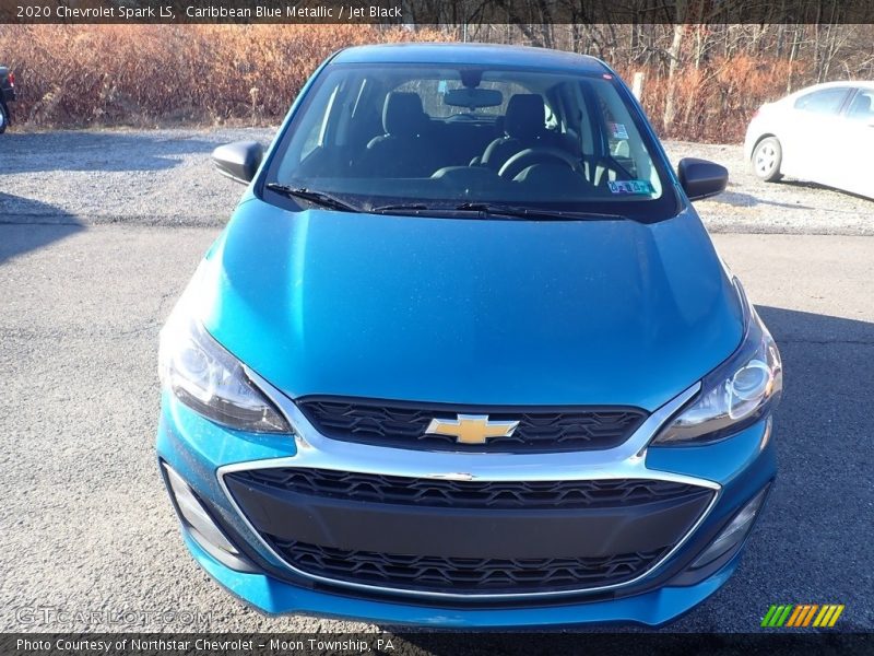 Caribbean Blue Metallic / Jet Black 2020 Chevrolet Spark LS