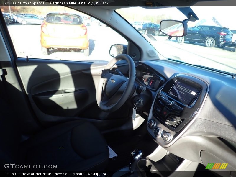 Caribbean Blue Metallic / Jet Black 2020 Chevrolet Spark LS
