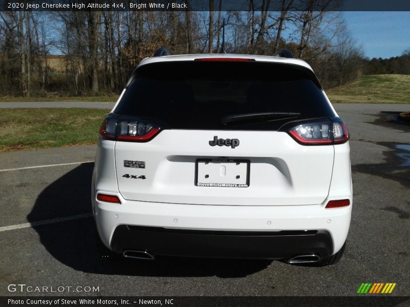 Bright White / Black 2020 Jeep Cherokee High Altitude 4x4