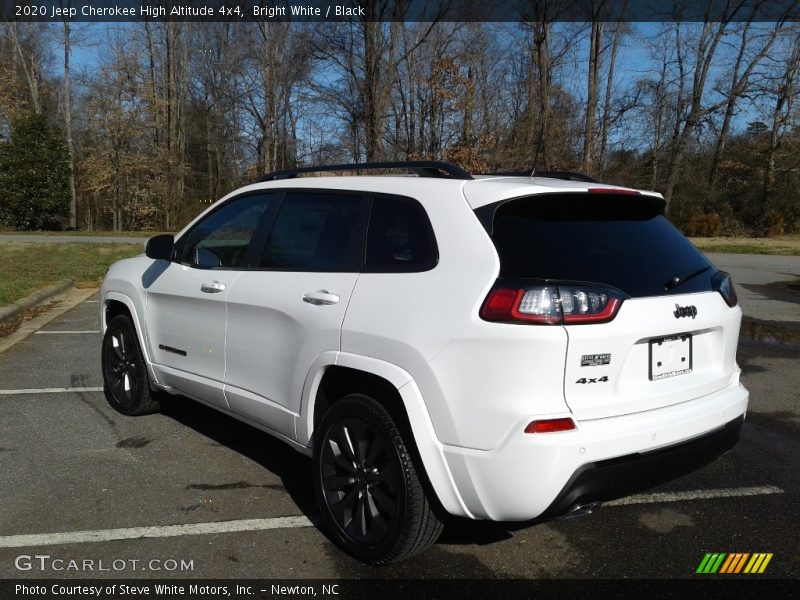 Bright White / Black 2020 Jeep Cherokee High Altitude 4x4