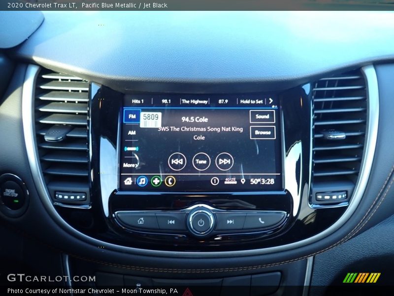 Pacific Blue Metallic / Jet Black 2020 Chevrolet Trax LT