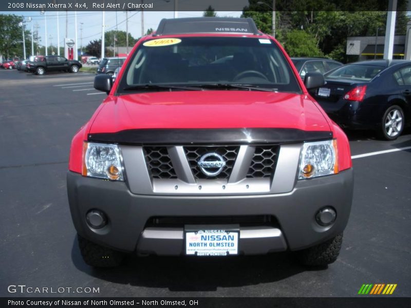 Red Alert / Charcoal 2008 Nissan Xterra X 4x4