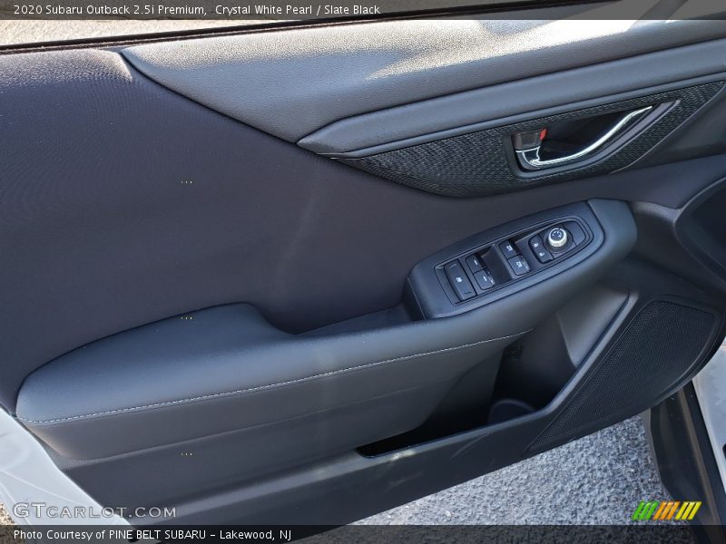Crystal White Pearl / Slate Black 2020 Subaru Outback 2.5i Premium