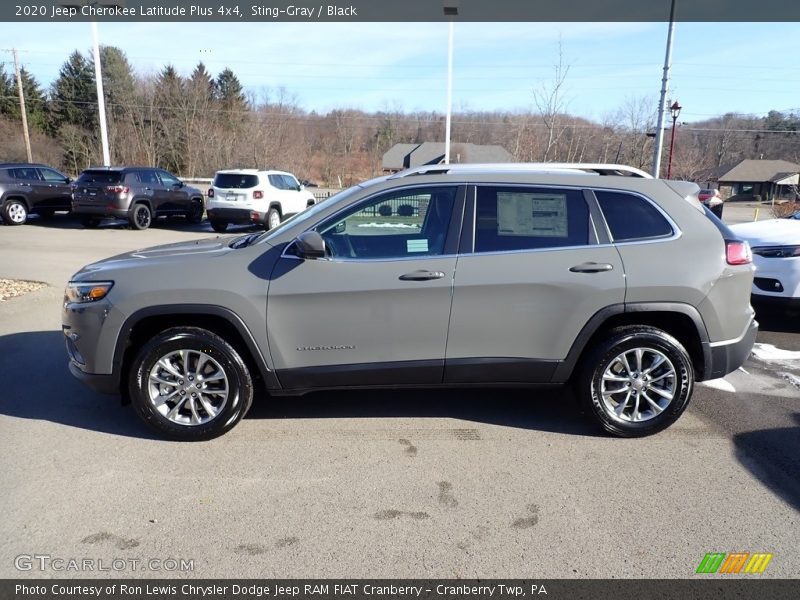 Sting-Gray / Black 2020 Jeep Cherokee Latitude Plus 4x4