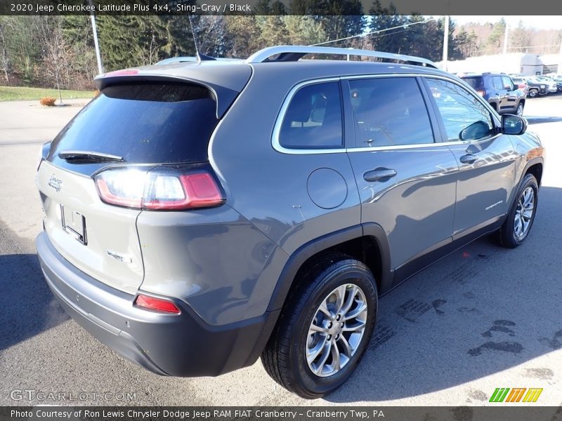 Sting-Gray / Black 2020 Jeep Cherokee Latitude Plus 4x4