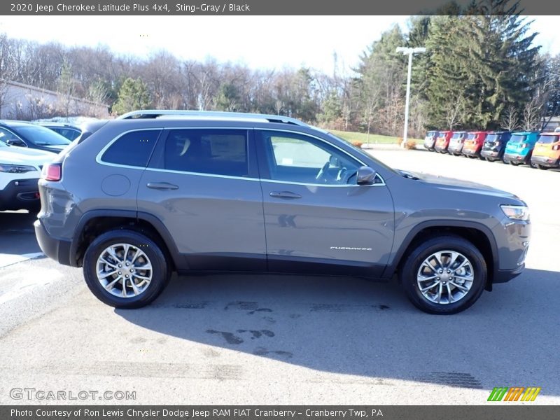 Sting-Gray / Black 2020 Jeep Cherokee Latitude Plus 4x4