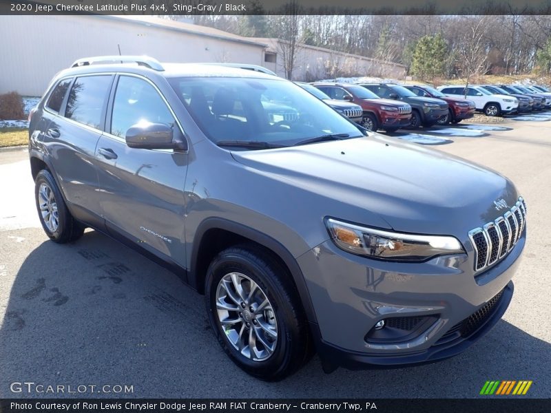 Sting-Gray / Black 2020 Jeep Cherokee Latitude Plus 4x4