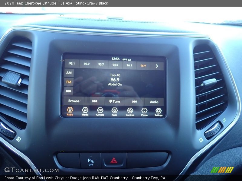 Sting-Gray / Black 2020 Jeep Cherokee Latitude Plus 4x4