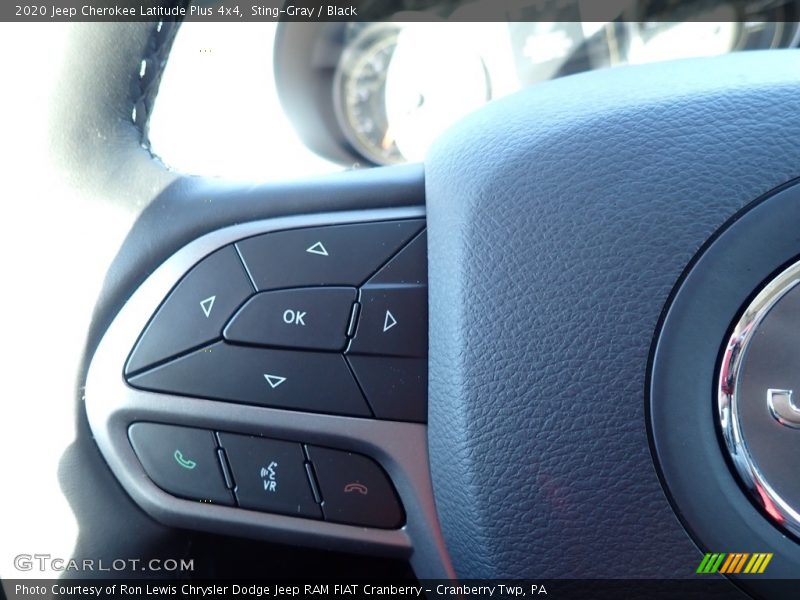 Sting-Gray / Black 2020 Jeep Cherokee Latitude Plus 4x4
