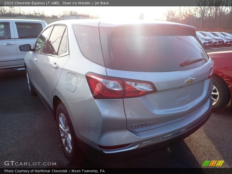 Silver Ice Metallic / Jet Black 2020 Chevrolet Equinox LT AWD