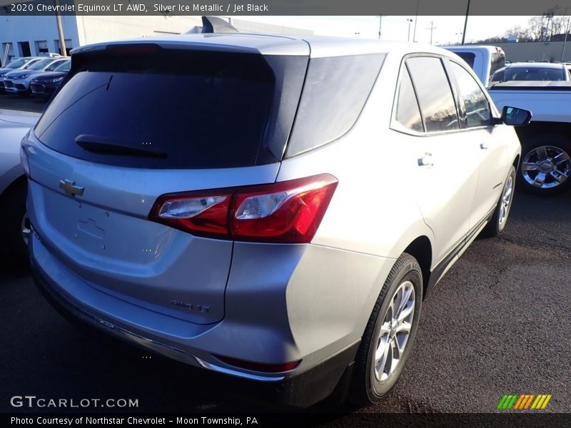 Silver Ice Metallic / Jet Black 2020 Chevrolet Equinox LT AWD