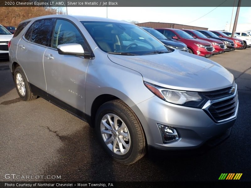 Silver Ice Metallic / Jet Black 2020 Chevrolet Equinox LT AWD