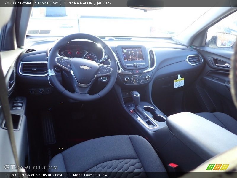 Silver Ice Metallic / Jet Black 2020 Chevrolet Equinox LT AWD
