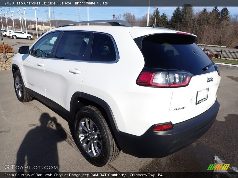 Bright White / Black 2020 Jeep Cherokee Latitude Plus 4x4