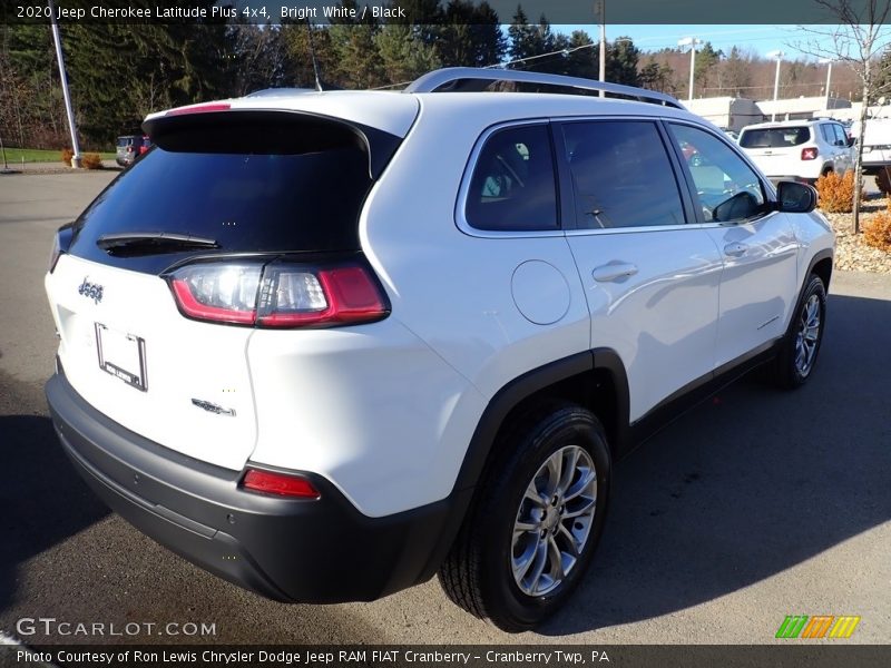 Bright White / Black 2020 Jeep Cherokee Latitude Plus 4x4