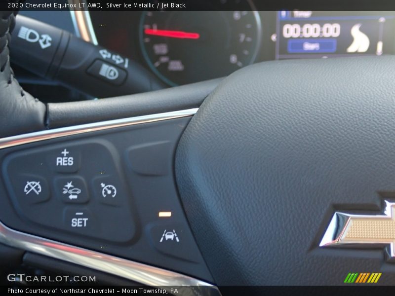 Silver Ice Metallic / Jet Black 2020 Chevrolet Equinox LT AWD