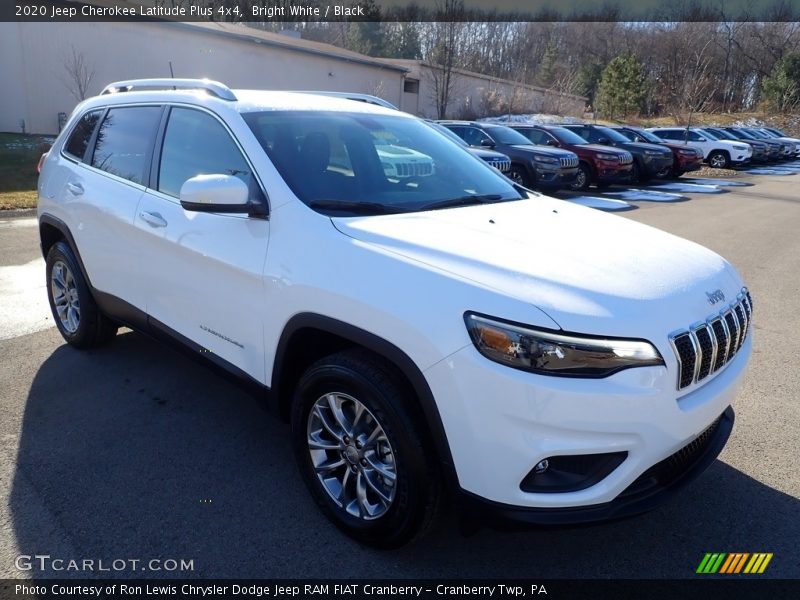 Bright White / Black 2020 Jeep Cherokee Latitude Plus 4x4
