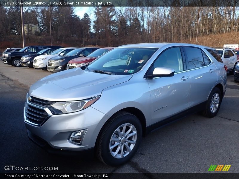 Silver Ice Metallic / Jet Black 2020 Chevrolet Equinox LT AWD