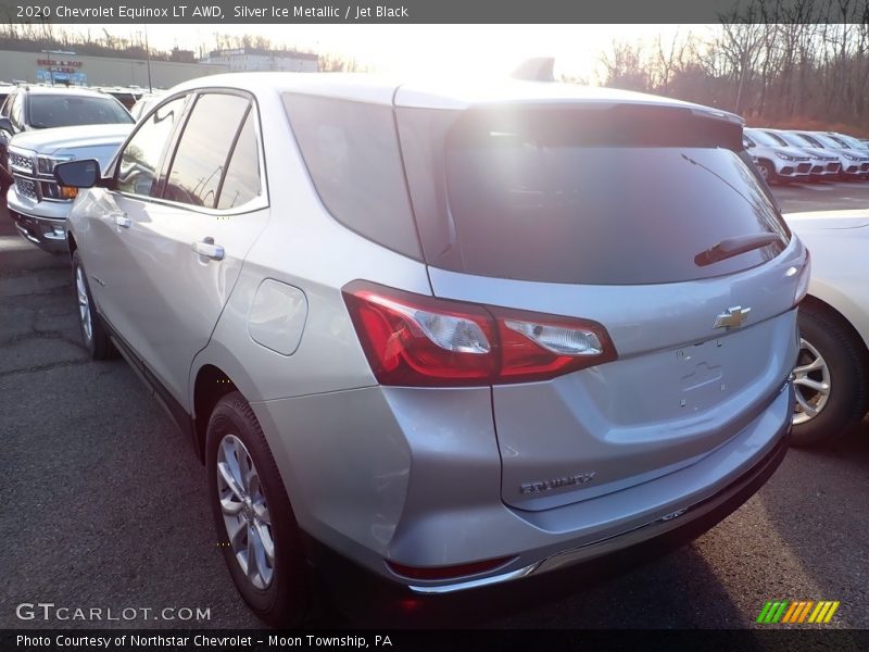 Silver Ice Metallic / Jet Black 2020 Chevrolet Equinox LT AWD
