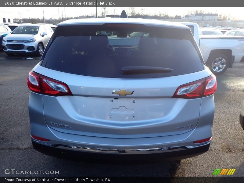 Silver Ice Metallic / Jet Black 2020 Chevrolet Equinox LT AWD